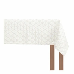 Jacquard Tablecloth 150x300cm Taupe