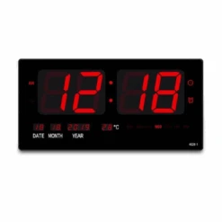 LED Wall Clock With H-M 46cm