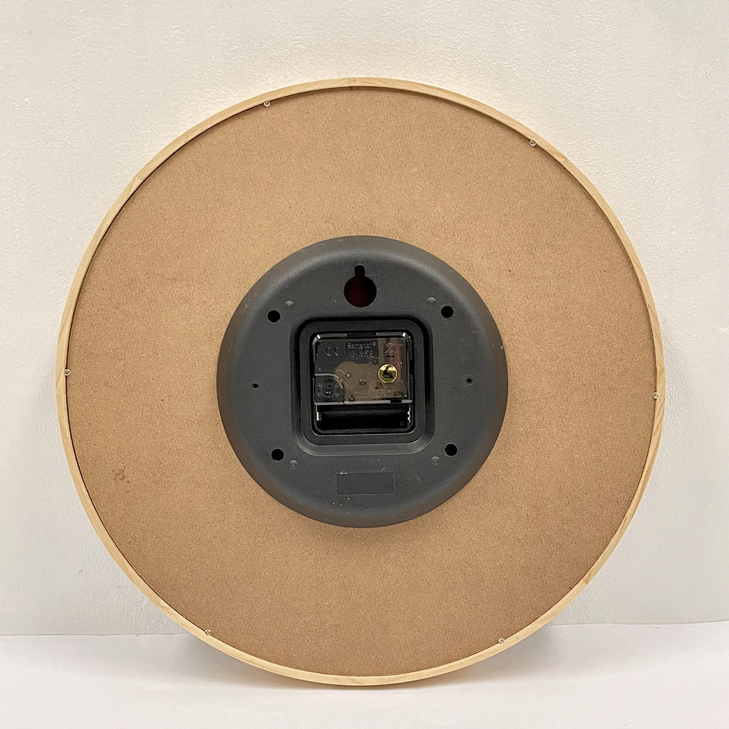 Clock Linen Dial Wooden Clock 11 Clock Linen Dial Wooden Clock - Image 9