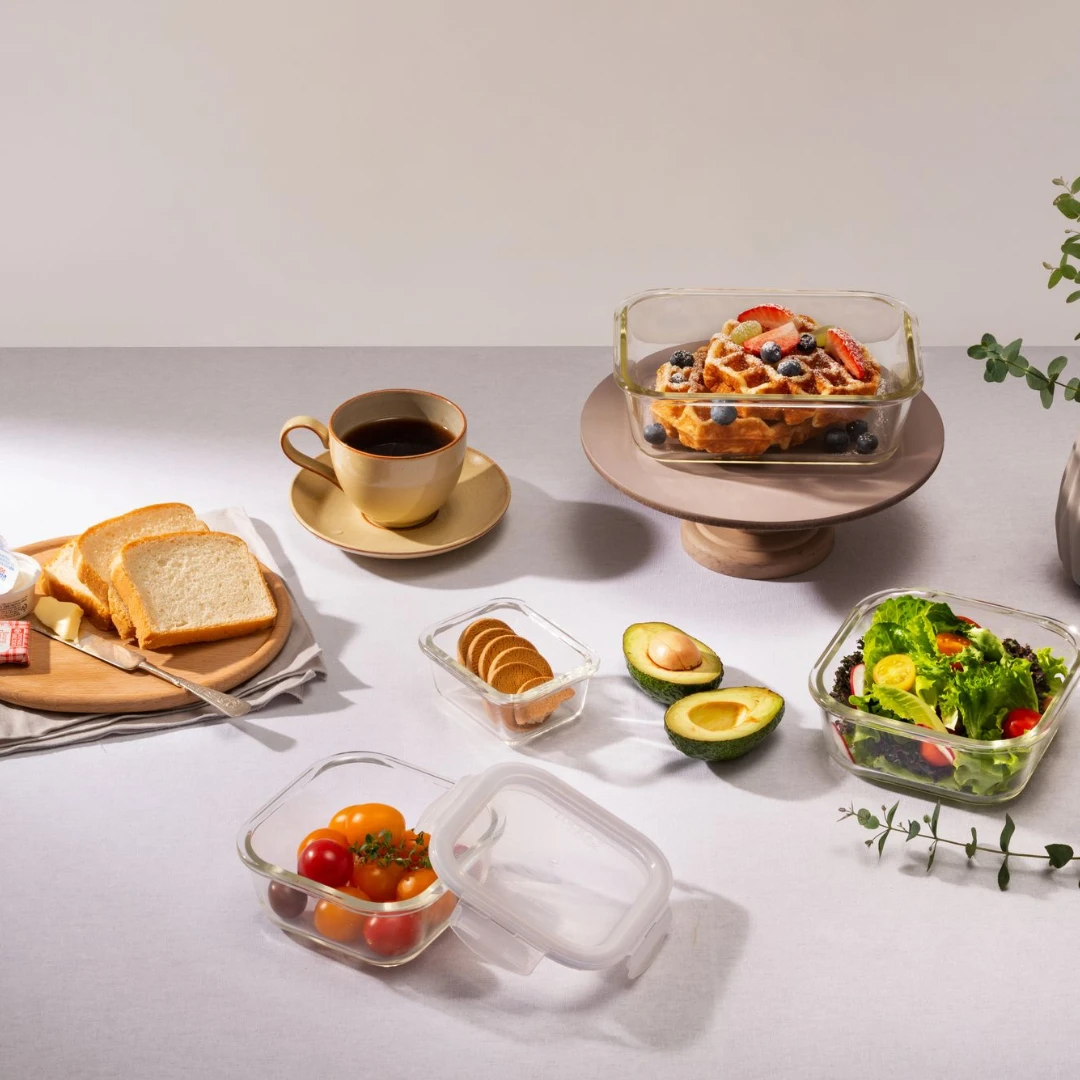 Lock & Lock Euro Glass Boroseal Heat Resistant Glass Round 650ml 5 Lock & Lock Euro Glass Boroseal Heat Resistant Glass Round 650ml - Image 3