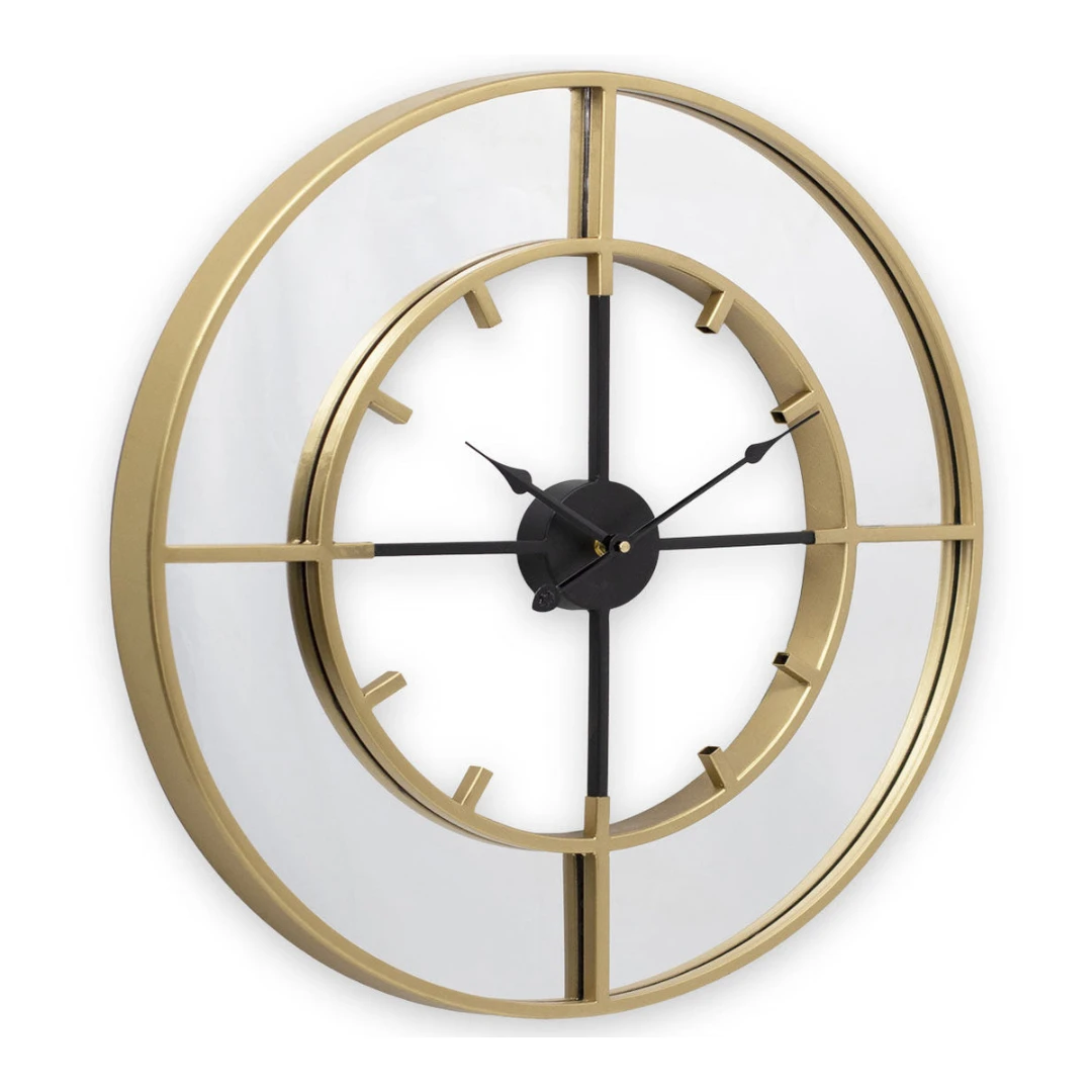 Luxurious Mirror Clock 61cm Bronze 5 Luxurious Mirror Clock 61cm Bronze - Image 3