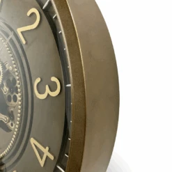 Luxurious Rotating Gears Clock 66cm Coffee Brown -Stacked Store Luxurious Rotating Gears Clock 66cm Coffee Brown p8