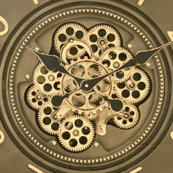 Luxurious Rotating Gears Clock 66cm Coffee Brown -Stacked Store Luxurious Rotating Gears Clock 66cm Coffee Brown p9