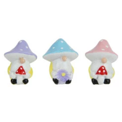 Miniature Gnome With Mushroom Hat Assorted