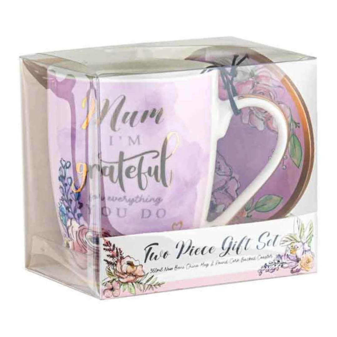 Mum Mug And Coaster Set 350ml 3 Mum Mug And Coaster Set 350ml
