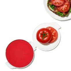 OXO GG Cut And Keep Silicone Tomato Saver -Stacked Store OXO GG Cut and Keep Silicone Tomato Saver p6