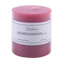 Pillar Candle Blossom - Japanese Plum Blood 7x7.5cm