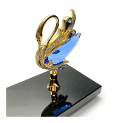 Premium Clock Crystal Swan 17cm Blue 22 Premium Clock Crystal Swan 17cm Blue -Stacked Store Premium Clock Crystal Swan 17cm Blue p10