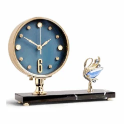 Premium Clock Crystal Swan 17cm Blue 15 Premium Clock Crystal Swan 17cm Blue -Stacked Store Premium Clock Crystal Swan 17cm Blue p3