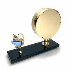 Premium Clock Crystal Swan 17cm Blue 19 Premium Clock Crystal Swan 17cm Blue -Stacked Store Premium Clock Crystal Swan 17cm Blue p7