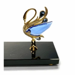 Premium Clock Crystal Swan 17cm Blue 21 Premium Clock Crystal Swan 17cm Blue -Stacked Store Premium Clock Crystal Swan 17cm Blue p9