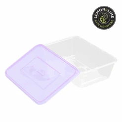 Reusable Food Container & Coloured Lids 750Ml 20Pk Lemon Lime 17 Reusable Food Container & Coloured Lids 750Ml 20Pk Lemon Lime -Stacked Store Reusable Food Container Coloured Lids 750ml 20pk p2