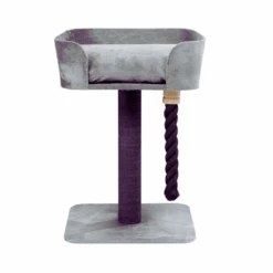 Cat Scratcher With Platform Cat Tree 40x40x60cm Grey