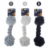 Rope Toy Bone Shape Large 30x8.5cm 3 Asstd -Stacked Store Rope Toy Bone Shape Large 30x8.5cm 3 Asstd