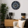Round London Modern Exposed Gear Clock 54cm Black -Stacked Store Round London Modern Exposed Gear Clock 54cm Black p7