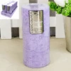 SCENTED CANDLE PURPLE LILAC/COTTON BLOSSOM 7X15CM 2 SCENTED CANDLE PURPLE LILAC/COTTON BLOSSOM 7X15CM -Stacked Store Scented Candle Purple Lilac Cotton Blossom 7x15cm