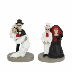 Skeleton Wedding Couple 13cm Assorted