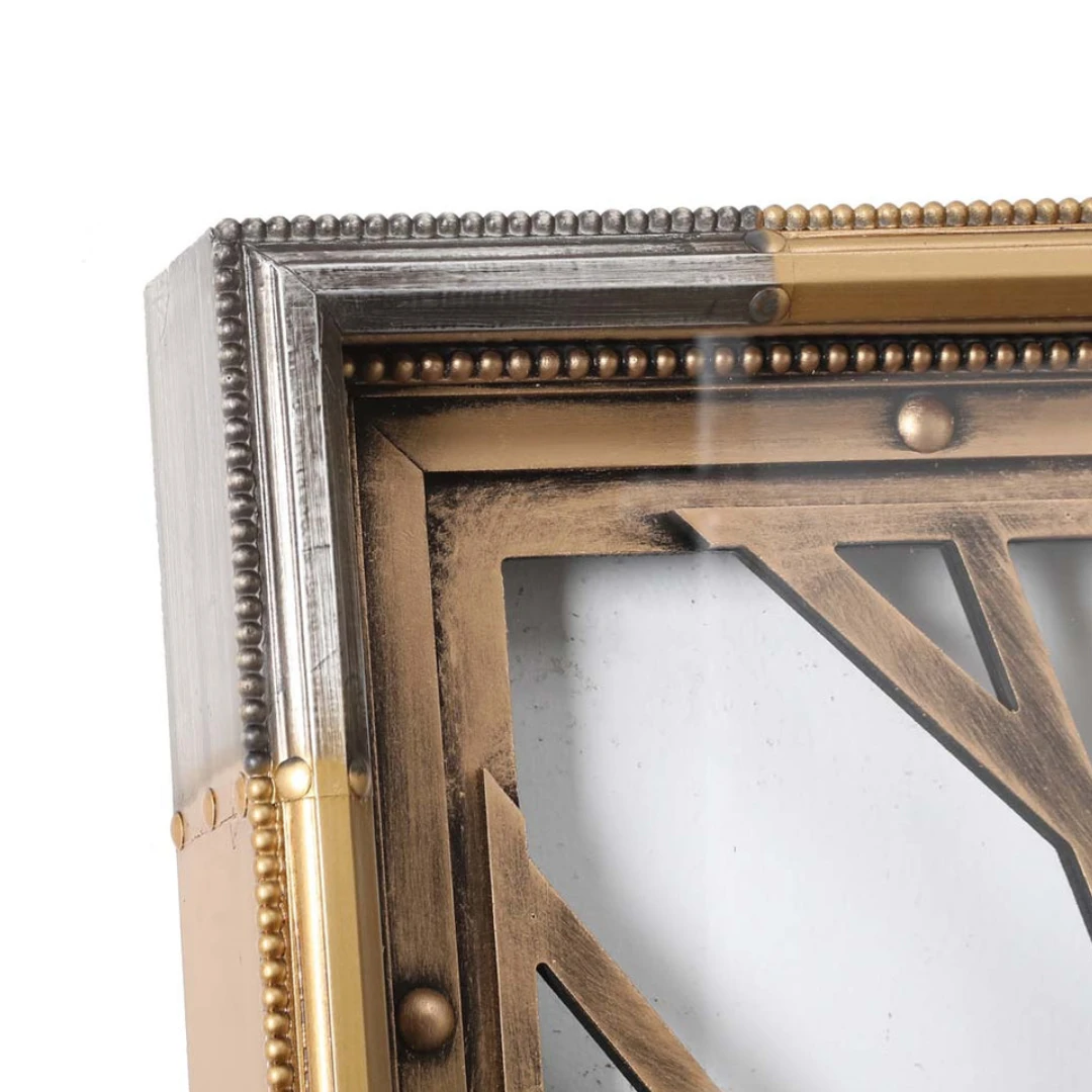 Square Roma Exposed Gear Clock 80x80cm Gold And Silver 7 Square Roma Exposed Gear Clock 80x80cm Gold And Silver - Image 5