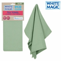 Tea Towel Single Olive
