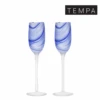 Skylar Ocean 2pk Champagne Glass -Stacked Store Tempa Skylar Champagne Glass Ocean 2pk p1