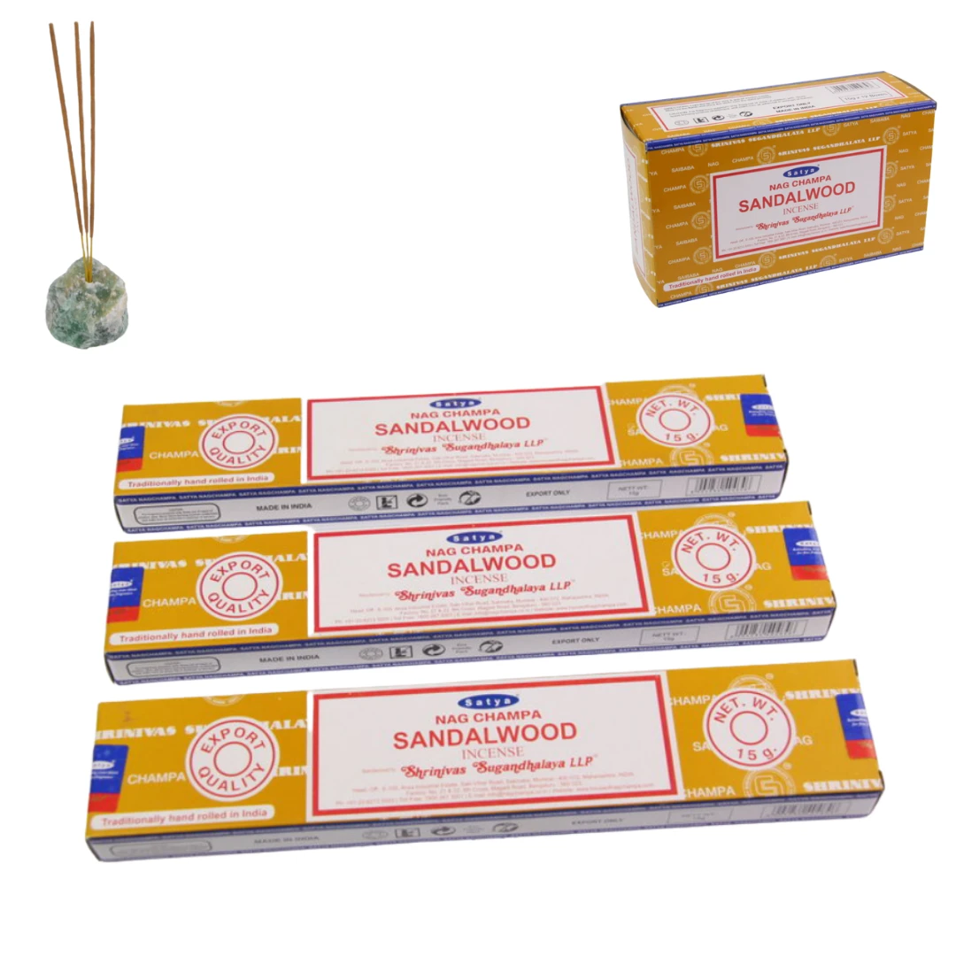 SATYA SANDALWOOD INCENSE 15G 3 SATYA SANDALWOOD INCENSE 15G