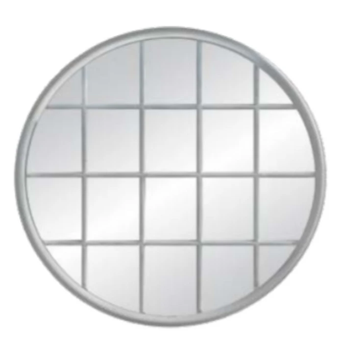 Wall Mirror Walter Wall Mirror Brushed White 120x120cm 4 Wall Mirror Walter Wall Mirror Brushed White 120x120cm - Image 2