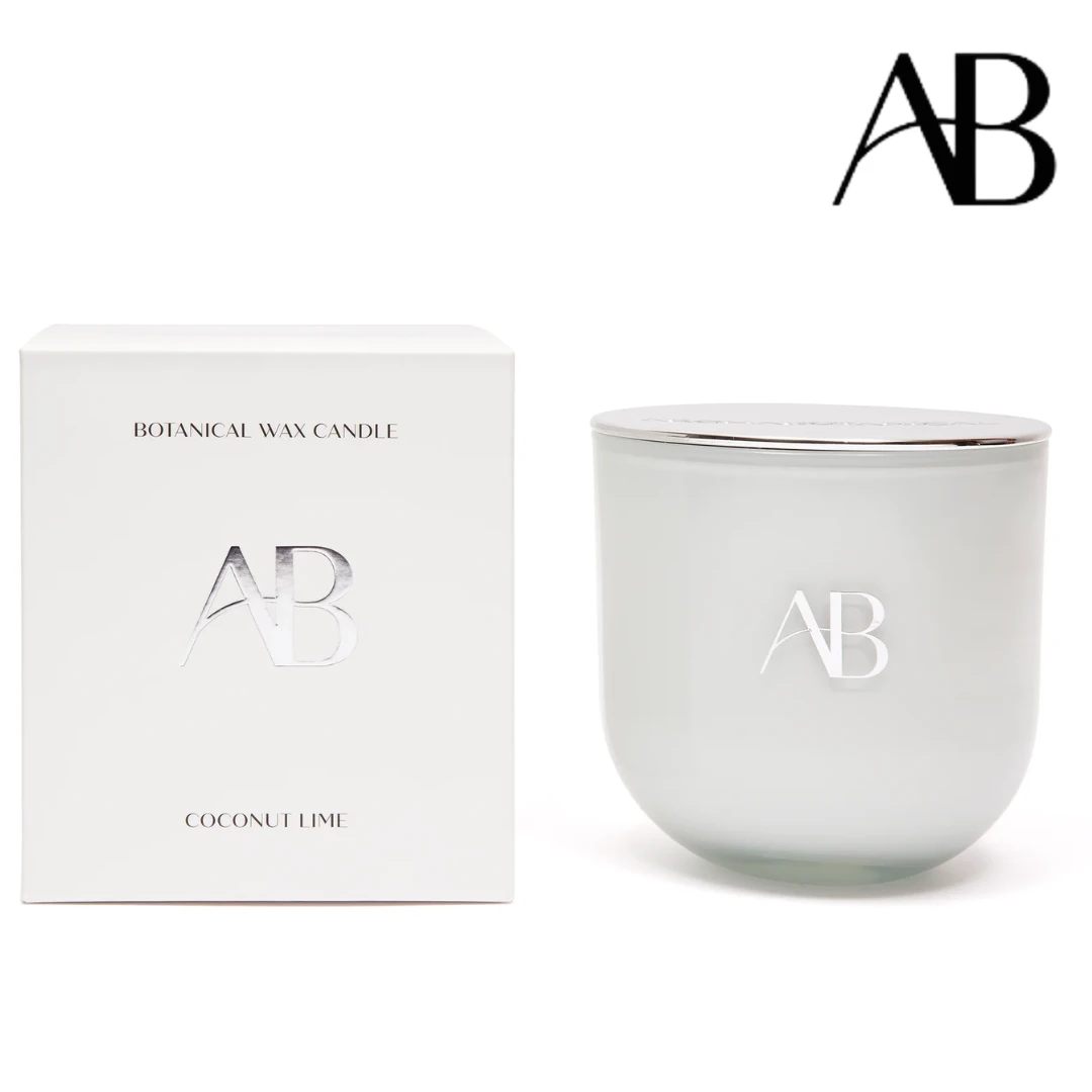 Core Glass Candle 680g Coconut & Lime - Aromabotanical 3 Core Glass Candle 680g Coconut & Lime - Aromabotanical