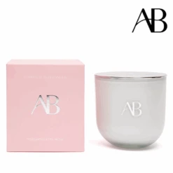 Core Glass Candle 680g Marshmallow Rose - Aromabotanical