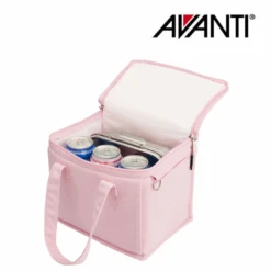 AVANTI Insulated Canvas Lunch Bag Blush Pink 11 AVANTI Insulated Canvas Lunch Bag Blush Pink -Stacked Store avanti insulated canvas lunch bag blush pink