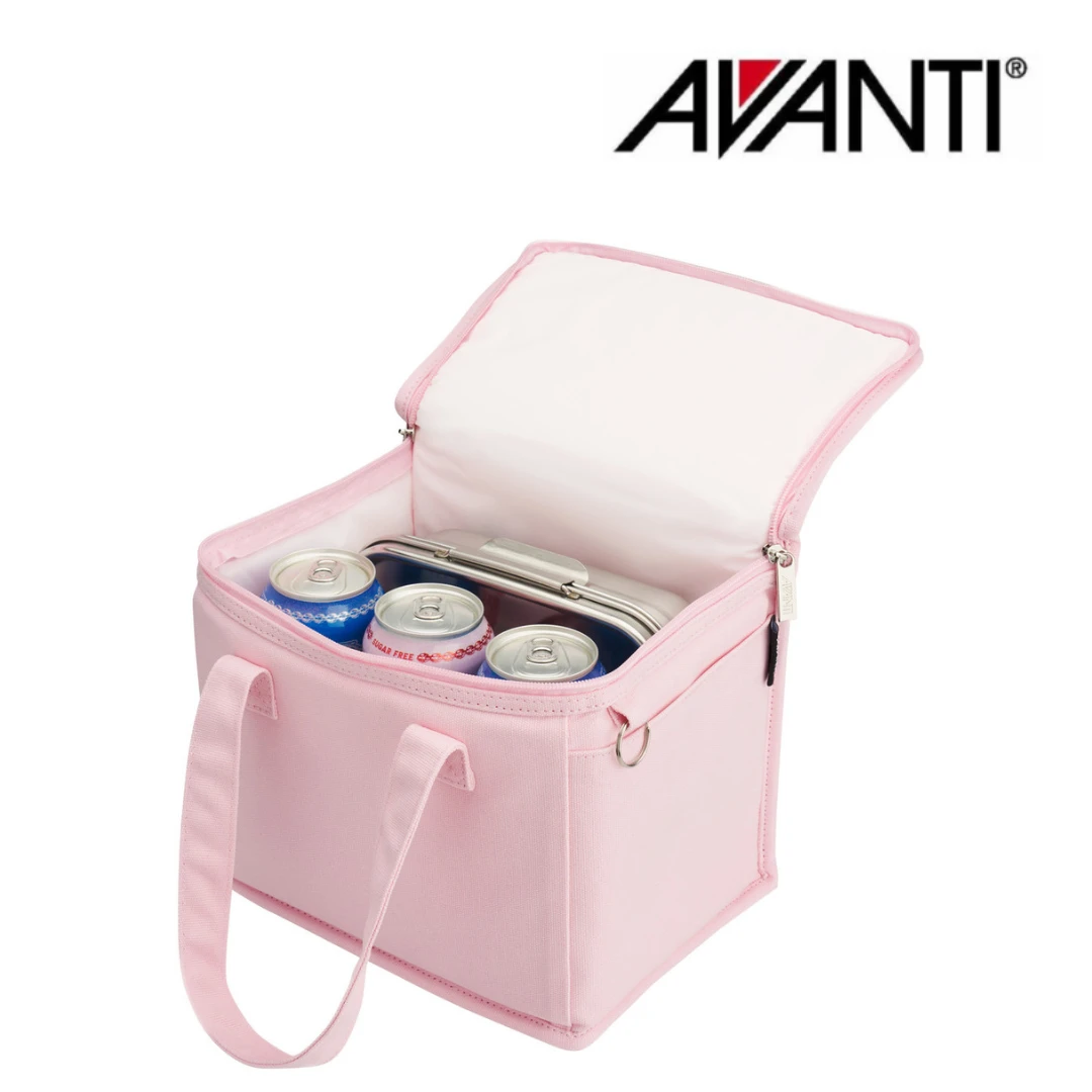 AVANTI Insulated Canvas Lunch Bag Blush Pink 7 AVANTI Insulated Canvas Lunch Bag Blush Pink - Image 5