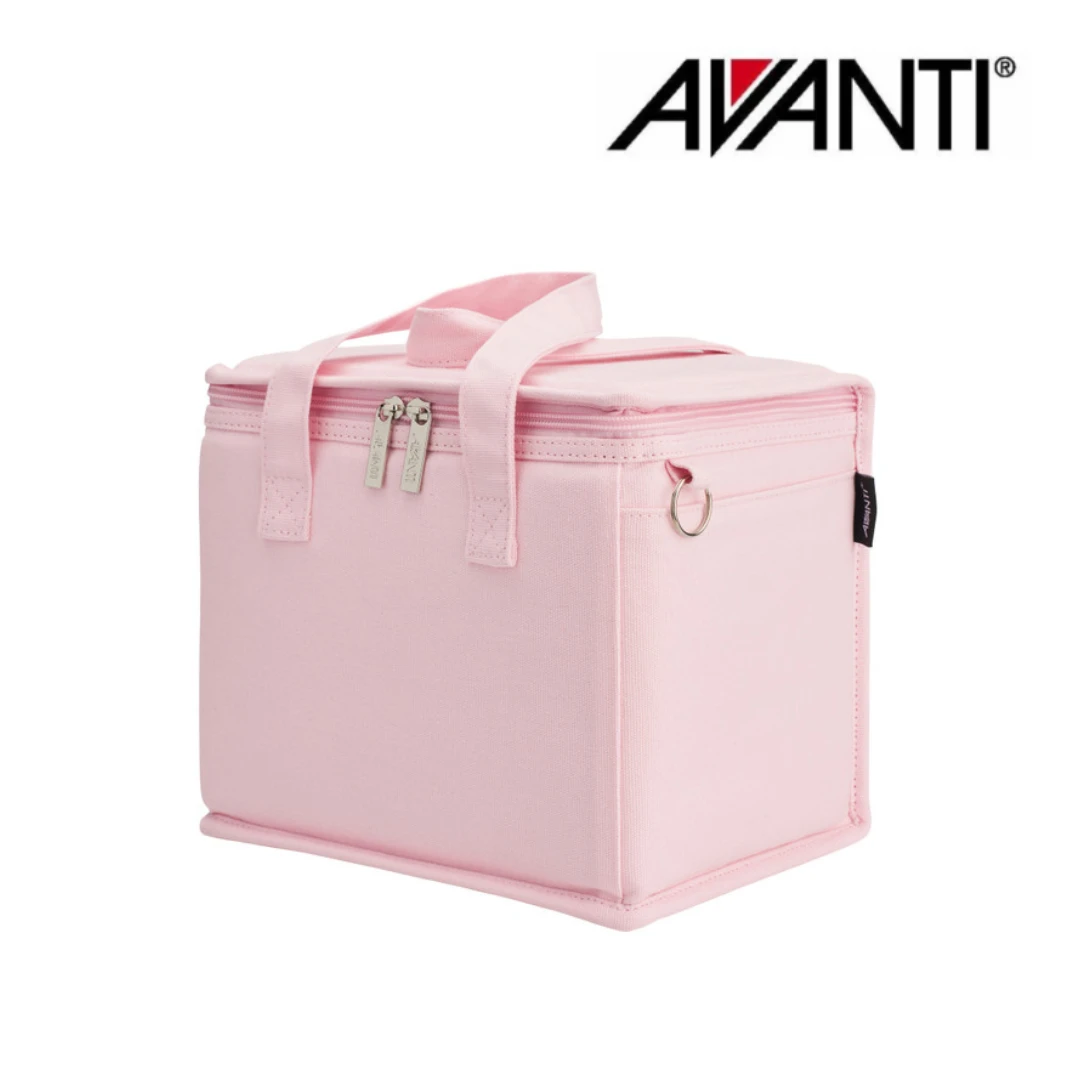 AVANTI Insulated Canvas Lunch Bag Blush Pink 3 AVANTI Insulated Canvas Lunch Bag Blush Pink