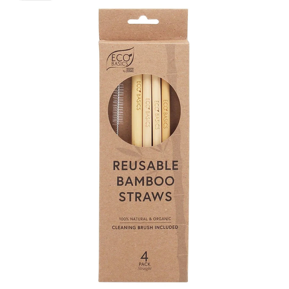 Eco Basics Reusable Bamboo Straws - Single 3 Eco Basics Reusable Bamboo Straws - Single