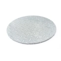 Food Presentation Board (Checker Plate) - 14In Round