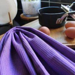 Tea Towel Pebble Single White Magic -Stacked Store grape lifestyle 1000 x 1000 jpg