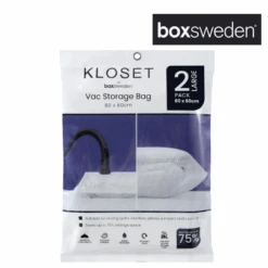 KLOSET VAC STORAGE BAGS 2PK LGE 80X60CM
