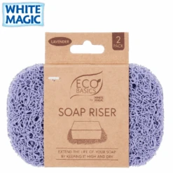 Eco Basics Soap Riser Lavender White Magic