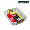 Lemon And Lime Foil Tray Rect 10Pk Pdq 32X26.5X6Cm -Stacked Store lemon and lime foil tray rect 10pk pdq 32x26 5x6cm