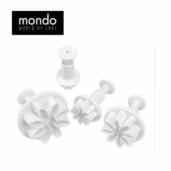 MONDO Daisy Flower Plunger Cutter Set 4 Pc