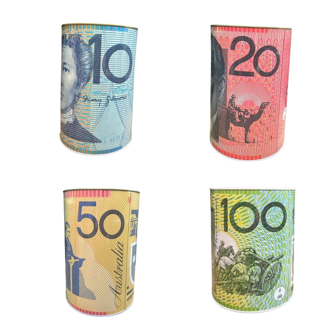 Money Tin Aussie Designs 15x22cm 3 Money Tin Aussie Designs 15x22cm