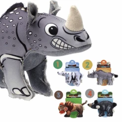 WILD ROAR ANIMALZ OXFORD 26CM 4 ASSTD