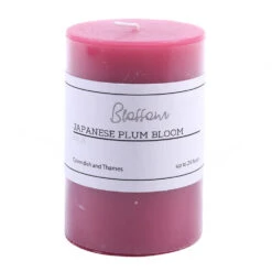Pillar Candle Blossom - Japanese Plum Blood 5X7.5Cm