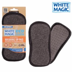 WASHING UP PAD CHARCOAL White Magic