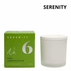 Numbered Core Candle - 6 300g Thai Lemongrass - Serenity