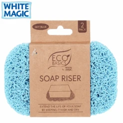 Eco Basics Soap Riser Sky Blue White Magic