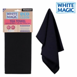 Tea Towel Single Midnight White Magic